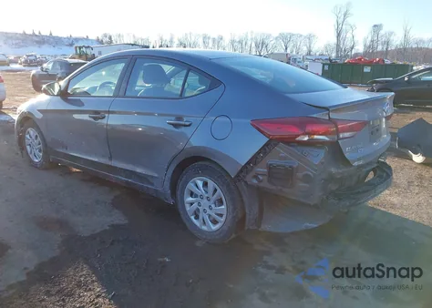 2018 Hyundai Elantra Se from USA, damaged, VIN 5NPD74LF6JH284517